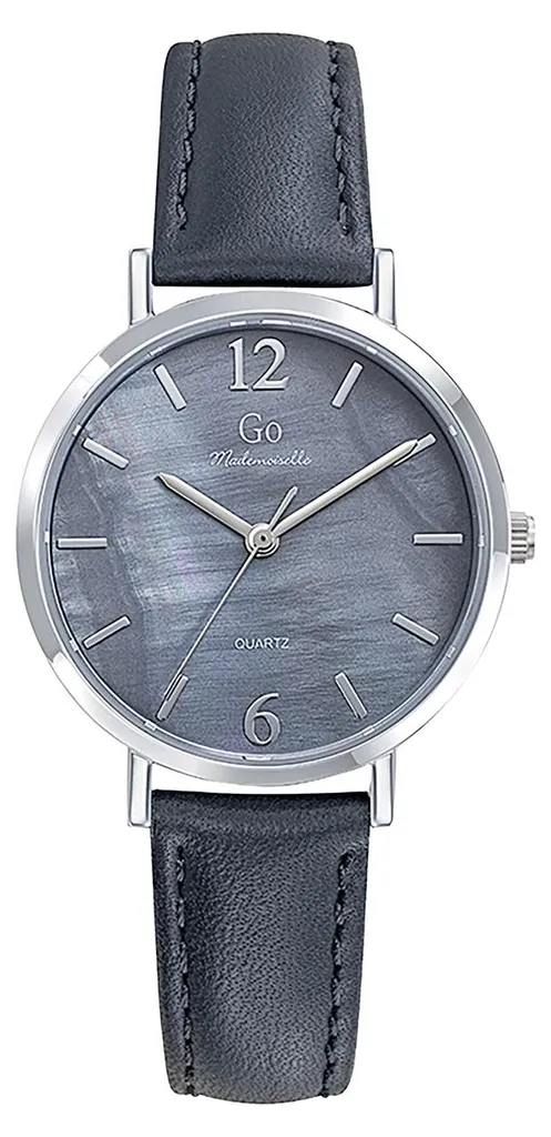 Montre Girl Only GO Mademoiselle UGO699649 - Quartz et Cuir Gris Foncé