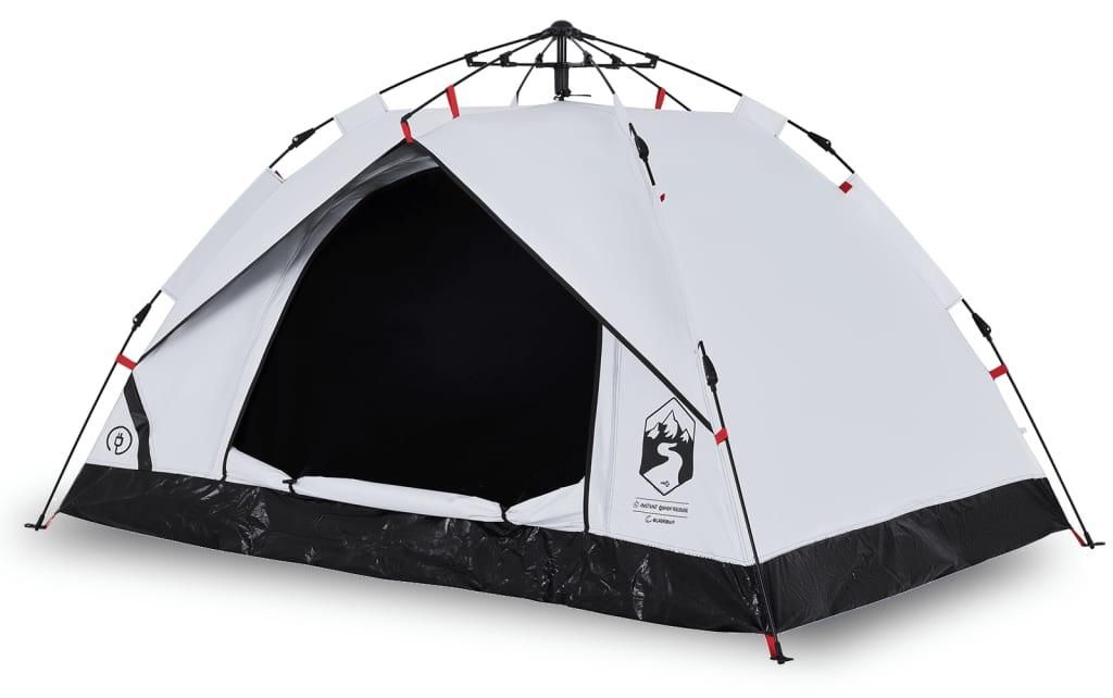 vidaXL Kuppel-Campingzelt 3 Personen Weiß Verdunkelt Quick Produktbild 