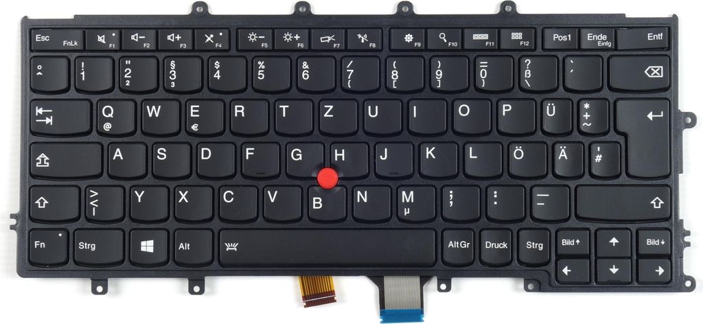 Tradebit - Tastatur für Lenovo ThinkPad | Deutsch DE QWERTZ | Volle Kompatibilität | Hochwertige Materialien | LED-Hintergrundbeleuchtung | Model...