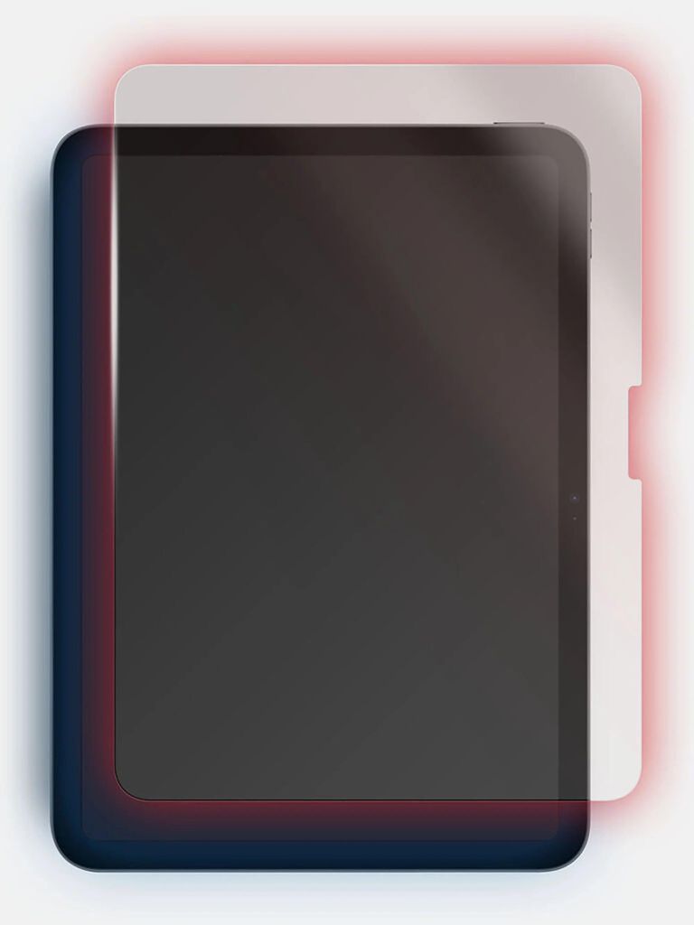 Bodyguardz Rotlicht filter Displayschutzfolie Glas iPad Air 13" (M2/M3) – Rand-zu-Rand-Design für vollen Schutz – Ultradünnes, funktionalitä...