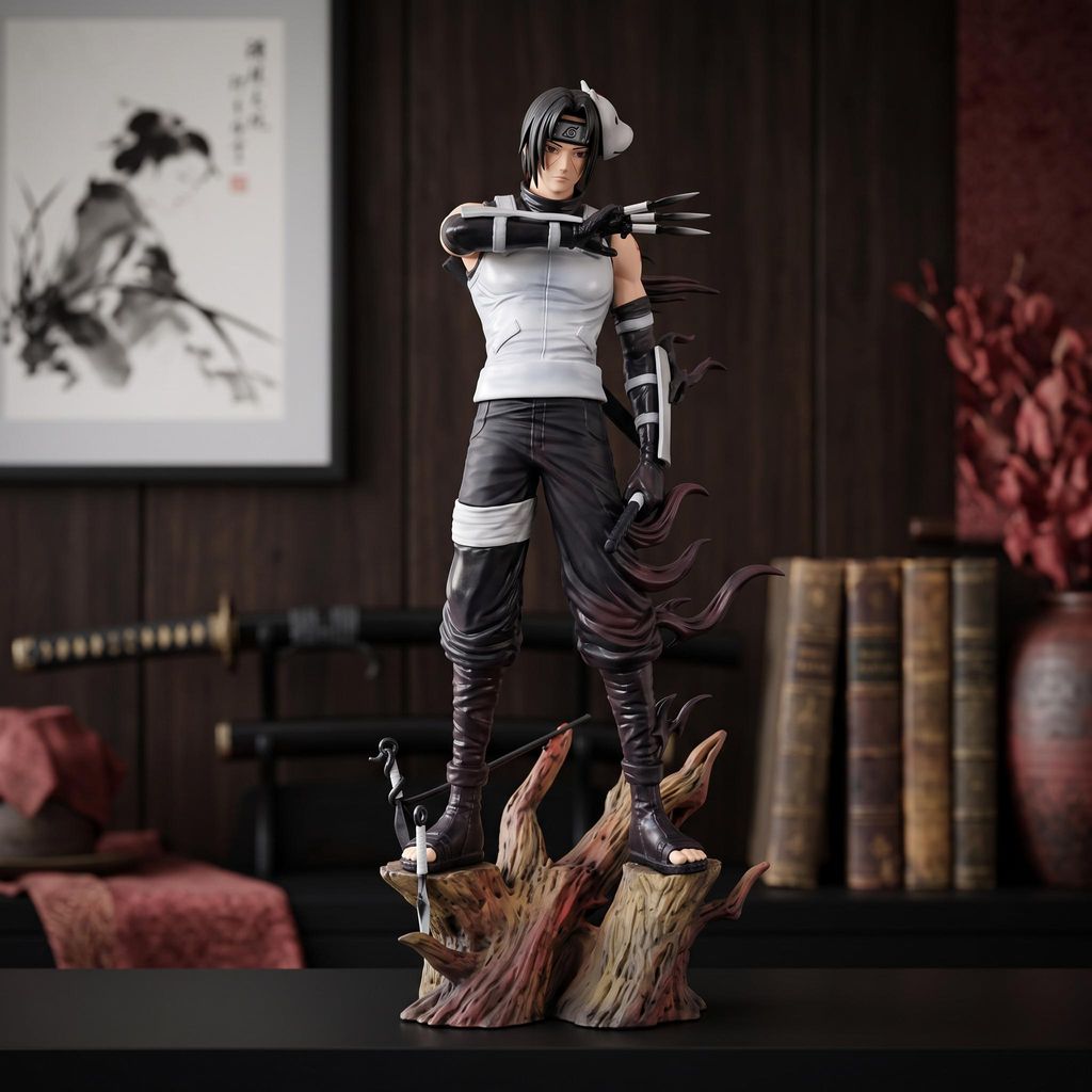 Naruto Shipuden Uchiha Itachi Actionfigur 24 cm – Anime Produktbild  KI-generiertes Bild