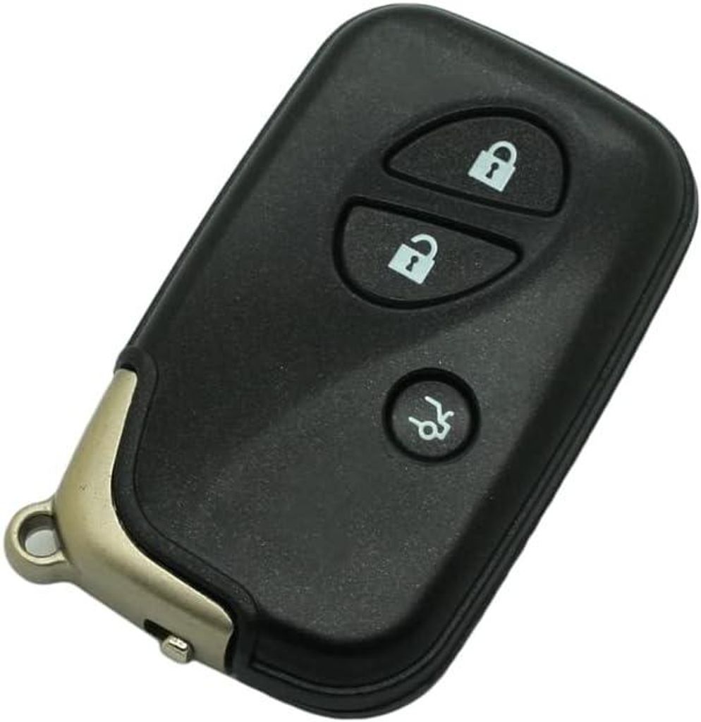 Techstar-Autoschlüsselgehäuse im Smart-Key-Stil mit 3 Tasten, kompatibel mit Lexus ES350, GS350, IS250, RX350 – Schlüsselblatt PG428A