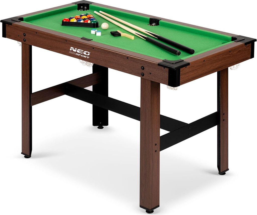 Tavolo da biliardo 122 x 61 x 76 cm NS-807 marrone scuro Immagine del prodotto 
