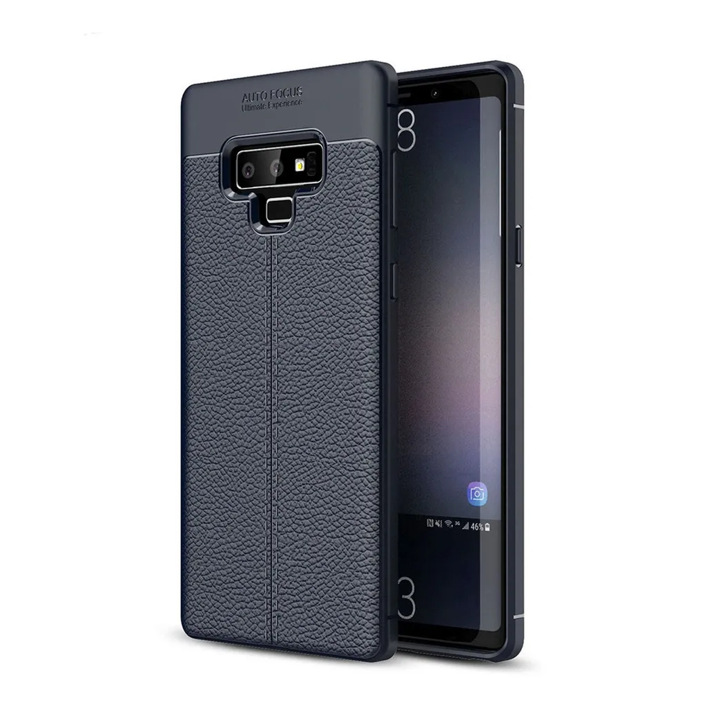 Custodia per Samsung Galaxy Note 9 Custodia protettiva SM-N960 6,3 pollici Custodia sottile in TPU flessibile Blu