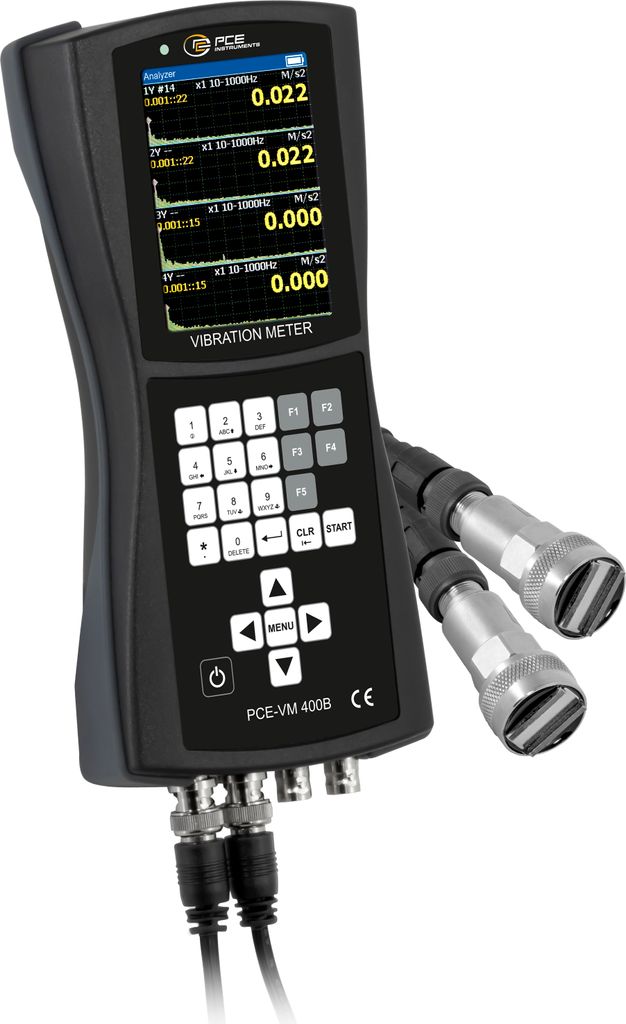 PCE Instruments 4-Kanal Vibrationsmessgerät PCE-VM 400B