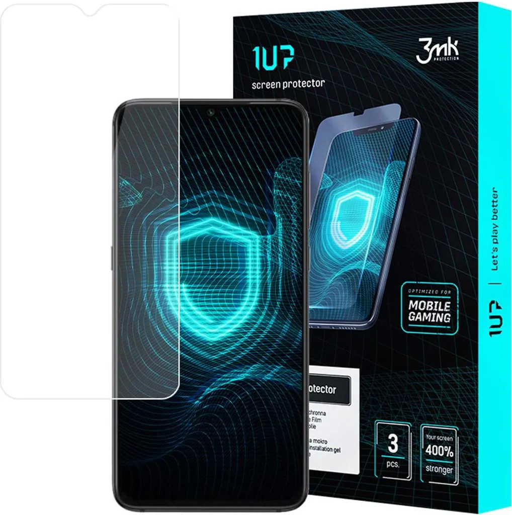 3mk Screen Protector 1UP per Xiaomi Redmi 9 gioco trasparente (3 pezzi)