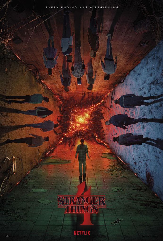 Stranger Things 4 - Teaser - Poster Affiche Impression - Image du produit 