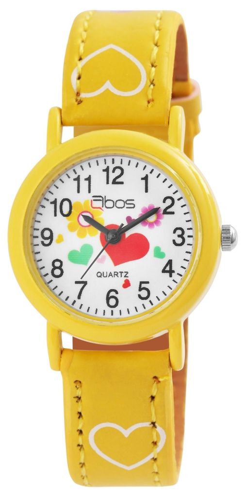 QBOS Kinder Armbanduhr Luca Luca, silberfarbig, Mineralglas Produktbild 