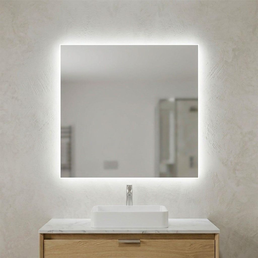 Specchio arredo bagno 70x60 cm con retroilluminazione a led Immagine del prodotto 