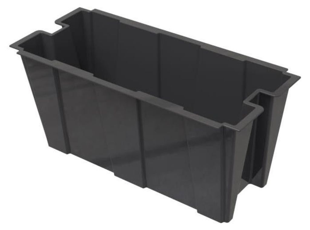 Jardinière interne - SEPARE et ARREDO - 63 L - Noir Image du produit 
