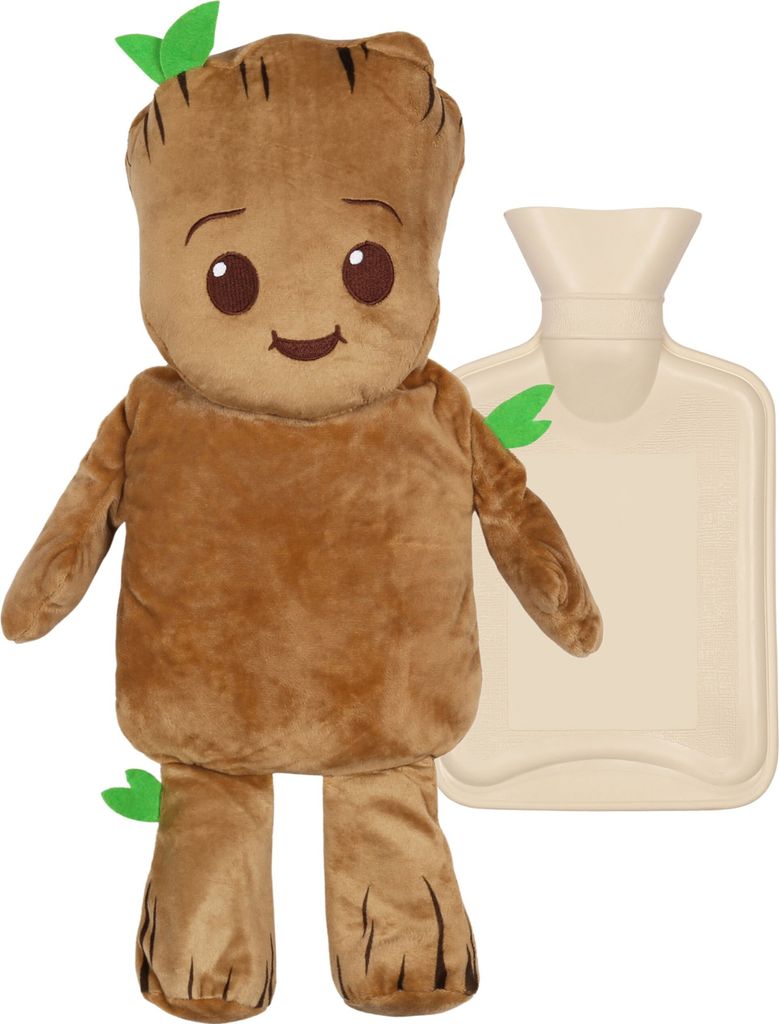 MARVEL Groot Wärmflasche mit weichem Bezug, Naturkautschuk Produktbild 