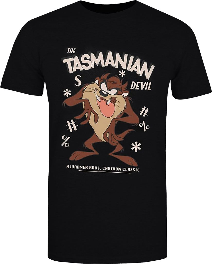 Looney Tunes - T-Shirt für Herren BI1125 (3XL) (Schwarz)
