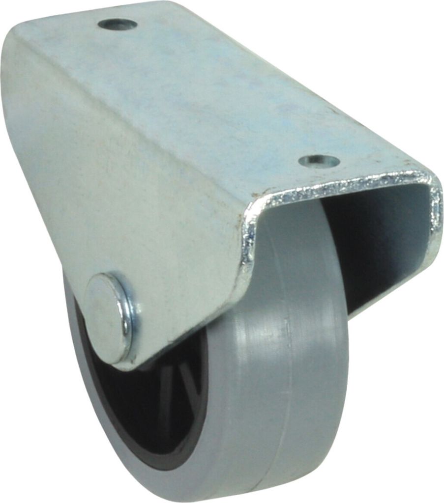 Möbelrolle fi 50mm Gummi | Möbelroller | Rollen für Möbel, Bürostuhl, Beistellbett, Schreibtischstuhl, Hocker | Stuhl-Rollen | Doppelrollen | ...