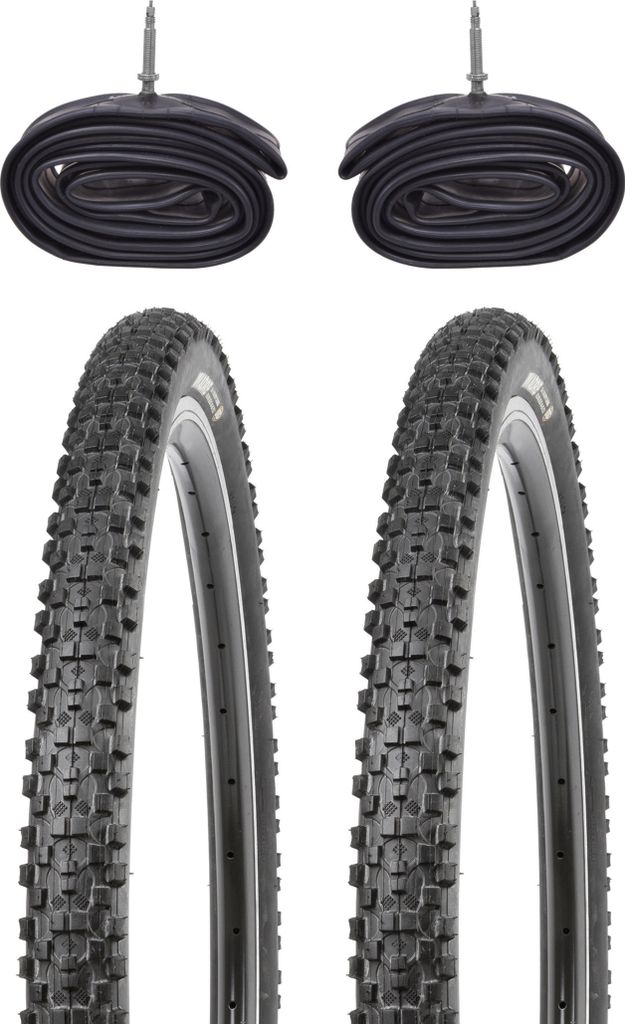 2x 26 Zoll Fahrradreifen 26x2.10 Zoll Kenda K-Shield Pannenschutz, 60 TPI + Schläuche mit Franz. Ventilen