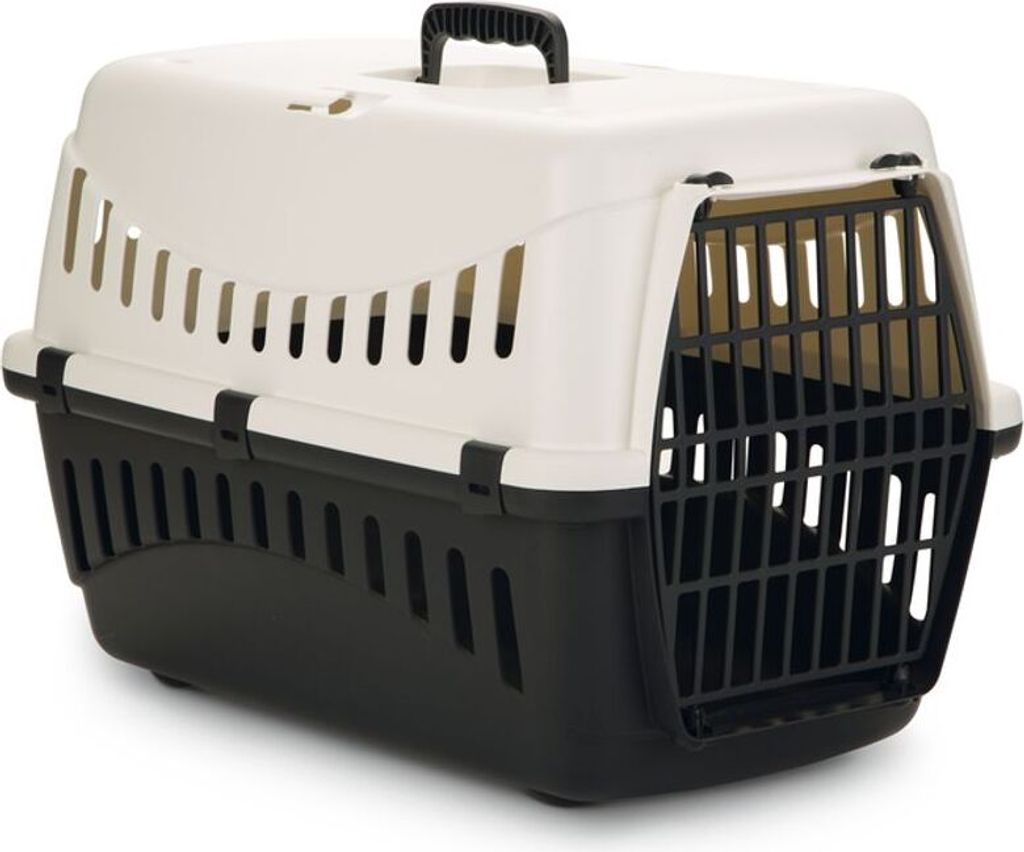 Beeztees Transportbox Gypsy creme/anthrazit 58 x 38 x 33 cm Produktbild 