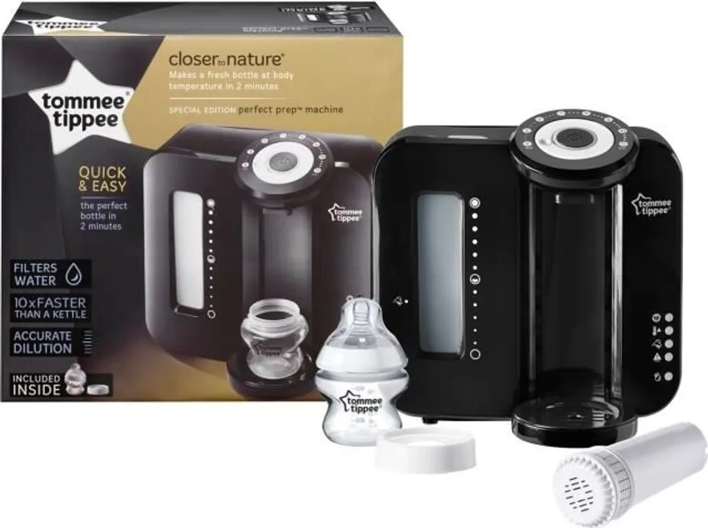 Fini les Biberons Trop Chauds : Perfect Prep Tommee Tippee Noir