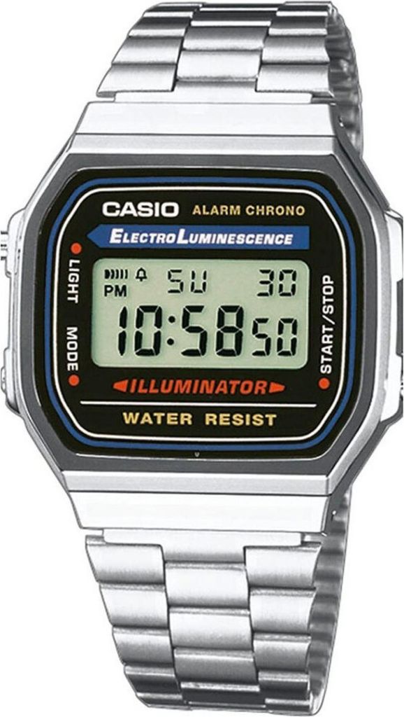 Casio Retro Collection A168WA-1WDF Herrenuhr Chronograph
