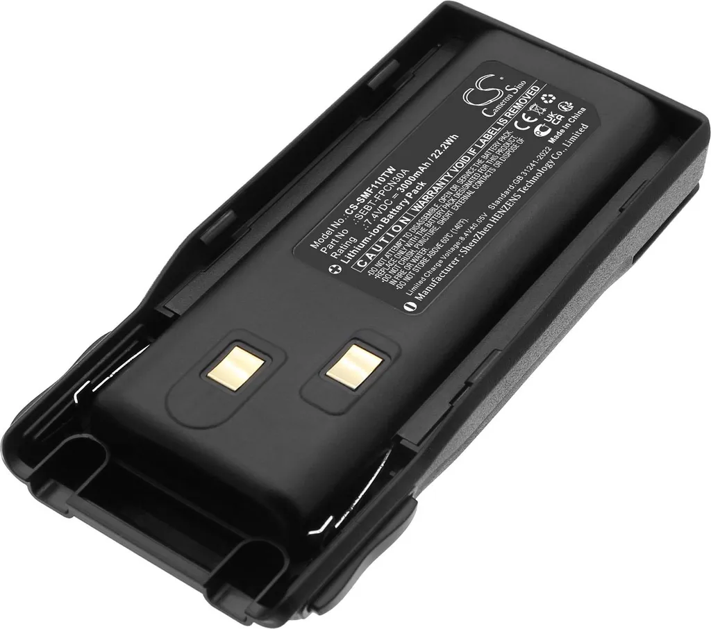 Batterie Li-Ion 3000mAh pour SAMCOM FPCN10A de TECHTEK SEBT-FPCN30A