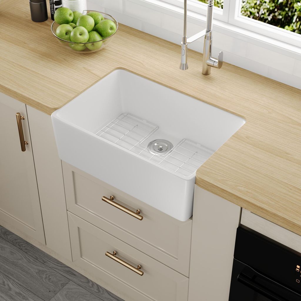 DeerValley Küchenspüle Keramik(60,5x40,8x20cm) – Farmhouse Produktbild 