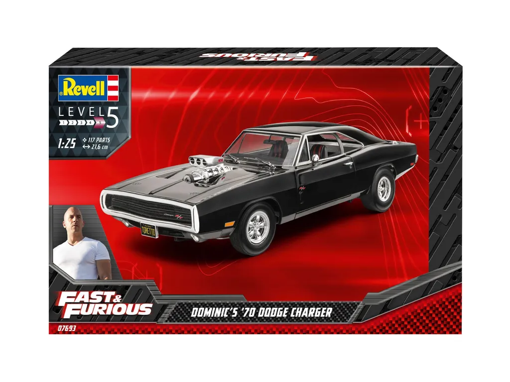 Cadeau Idéal : Kit Modélisme Dodge Charger 1970 Fast & Furious 1/25