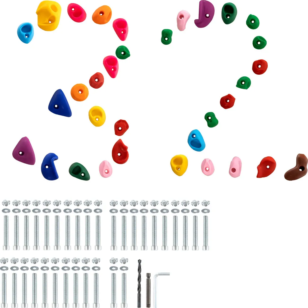 Prese Arrampicata VEVOR (32 pz) - Kit Parete Rock Climbing Completo