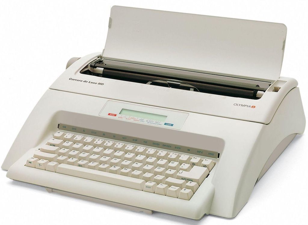 OLYMPIA Carrera de luxe MD Schreibmaschine mit Display Produktbild 