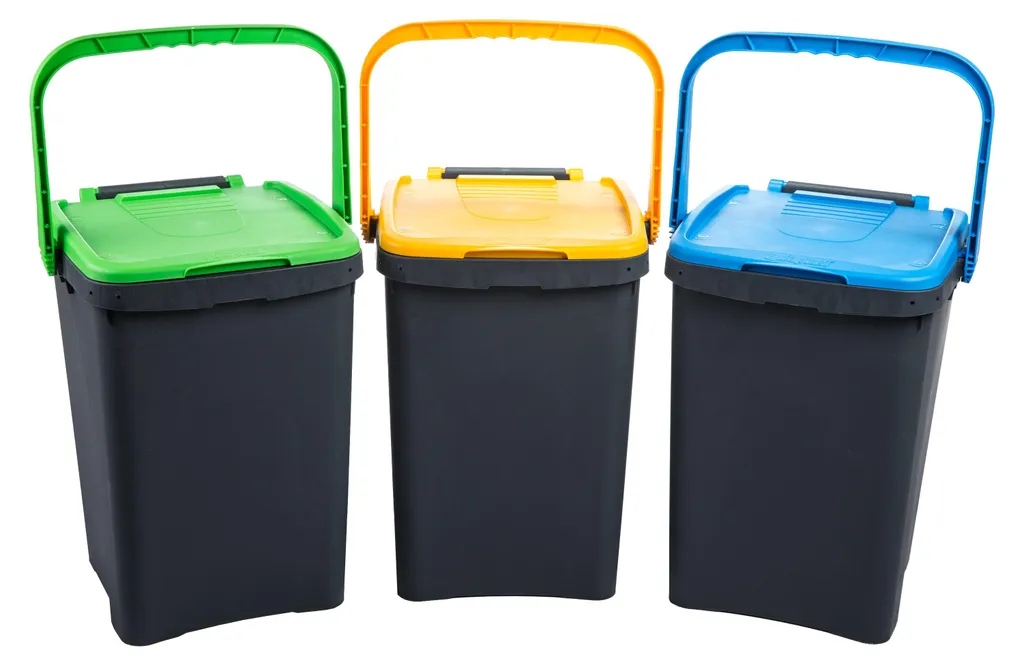 Poubelle ECOPLUS 50L : stop aux débordements ! Format 43x41x54,5 cm