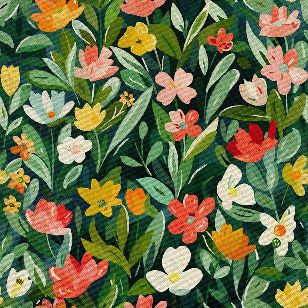 OUTDOOR DEKOSTOFFE OXFORD - Motiv Frühling I DX7383