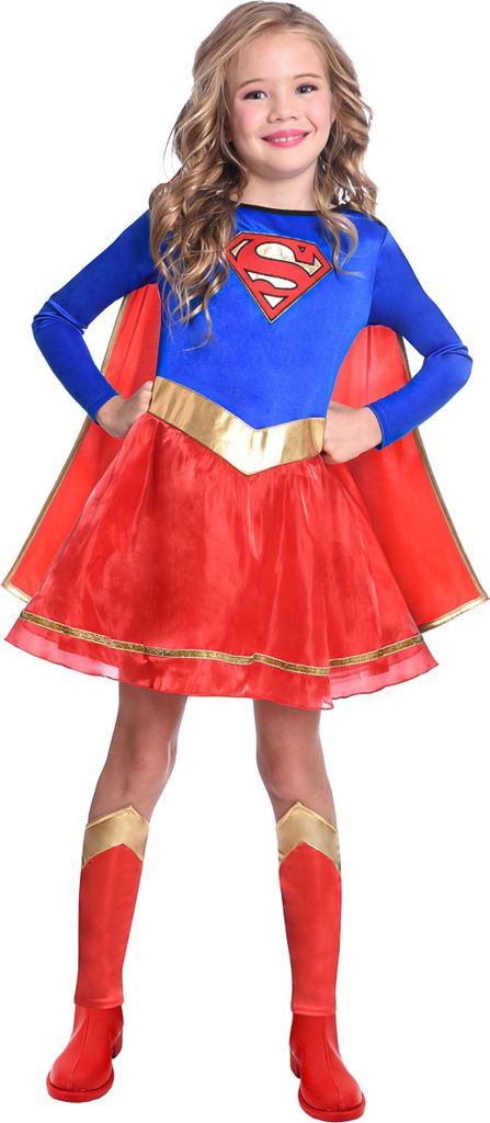 Costume da bambino con licenza Supergirl Classic Immagine del prodotto 