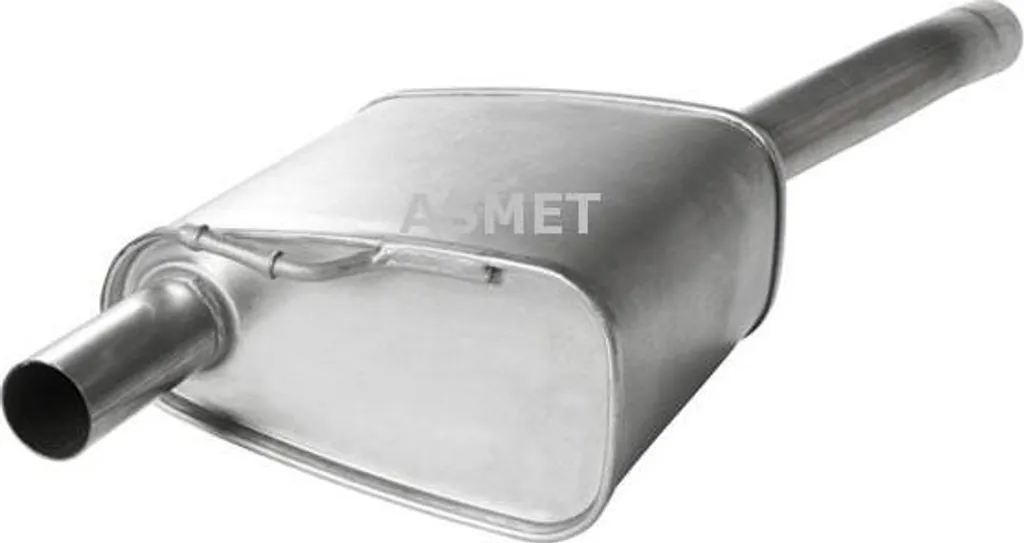 Silencieux ASMET 7137 en acier aluminisé, compatible OE 1067478