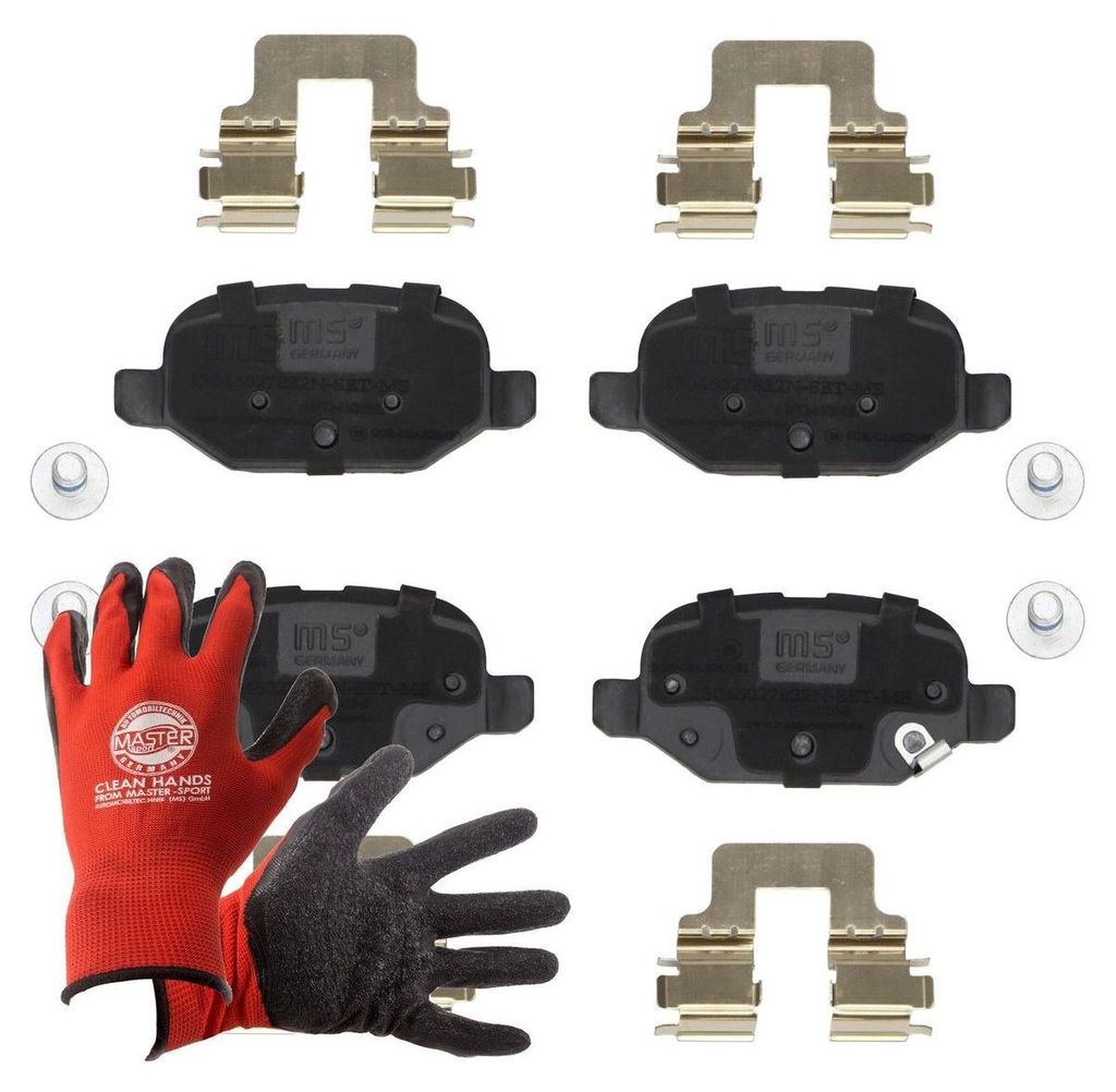 MASTER-SPORT Bremsbeläge Satz Hinten für FIAT Panda Schrägheck (312, 319) 13046027832N-SET-MSP