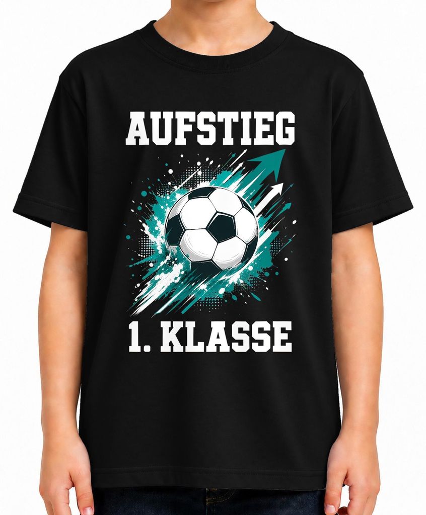 Aufstieg 1. Klasse Fußball Einschulung Schulkind Produktbild 