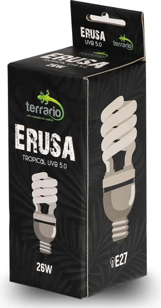 Terrario Erusa Tropical UVB 5.0 26W - Lampadina Spirale per Rettili