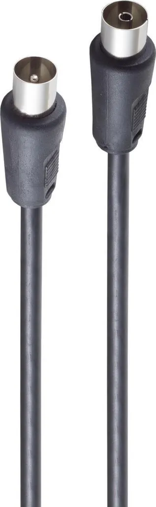 Câble coaxial 5m IEC noir contre interférences signal shiverpeaks BS
