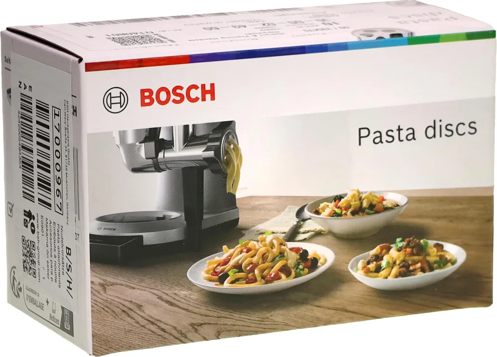 Accessorio Pasta Bosch MUZ9PP2: 5 Dischi per Tritacarne MUM9 17000967