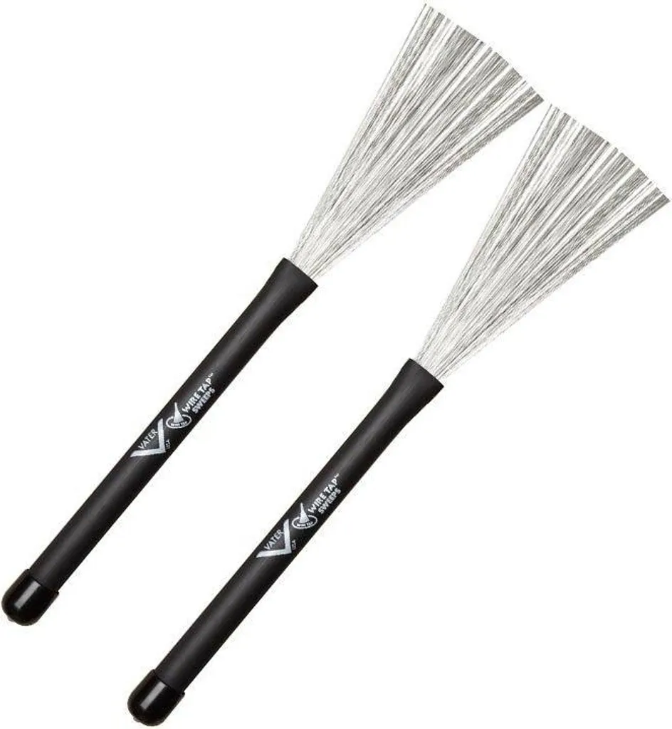 Vater VBSW Sweep : Balais de Batterie Idéaux pour Concerts Intimistes