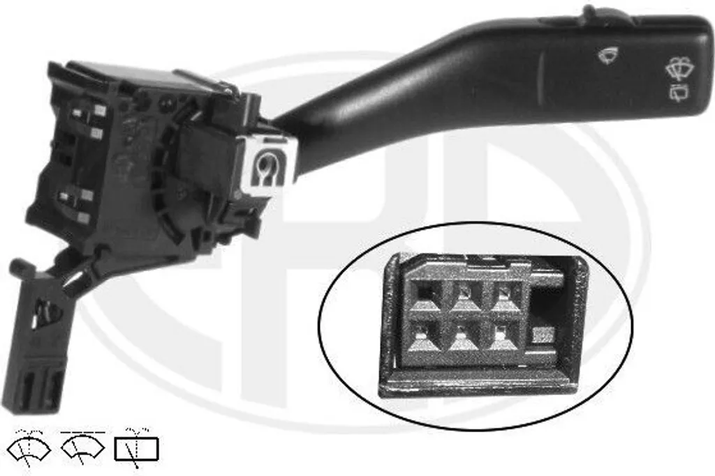Commodo de Clignotant pour VW Golf VI, Tiguan et Seat Leon - ERA OE