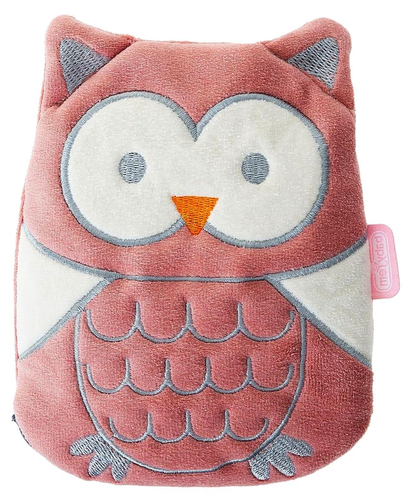 Kirschkernkissen Eule Wärmekissen für Babys, Dunkel Rosa