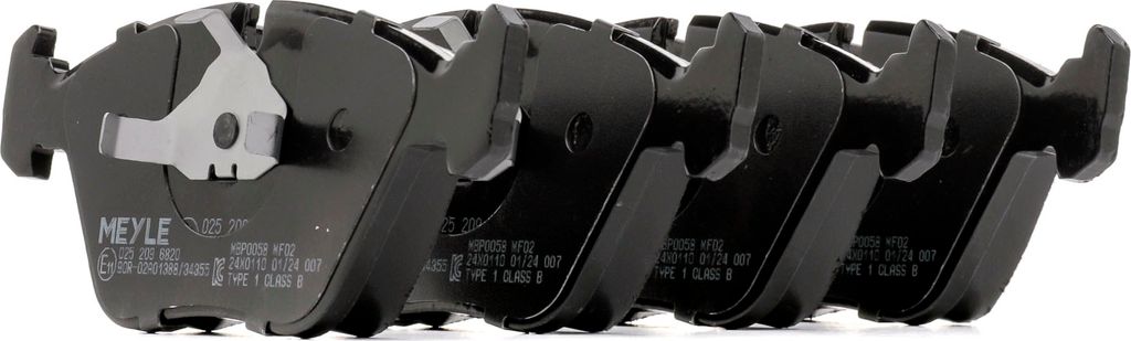MEYLE 025 209 6820 Bremsbeläge Vorne für BMW 3 Coupe (E46) Produktbild 