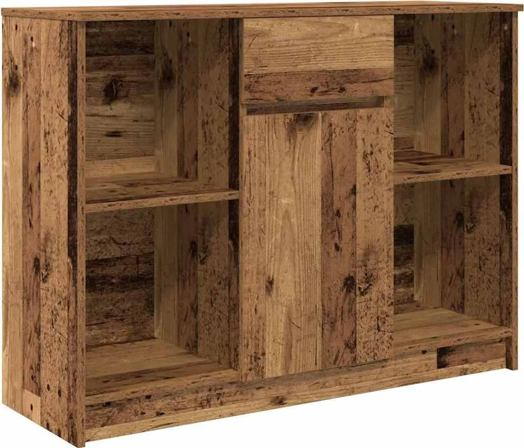 SYFAX™ Credenza Legno Antico 101x35x76 cm - Madia Ingresso Rustica