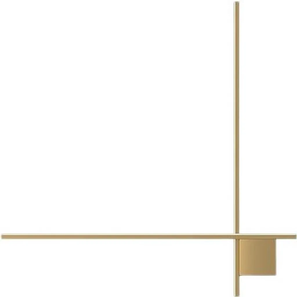 Applique LED Fine Or 80cm - Style Minimaliste et Finition Luxueuse