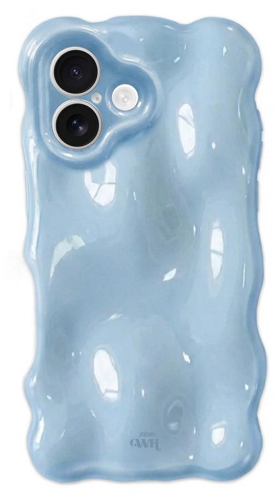 Bubbly Hülle Ice Blue - Kompatibel mit iPhone 17
