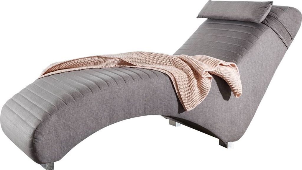 MIRJAN24 Sessel Marlie, Relaxliege mit Kissen, Sitzmöbel, Holzkonstruktion mit Wellenfeder (Farbe: Lisbon Light Grey 03)