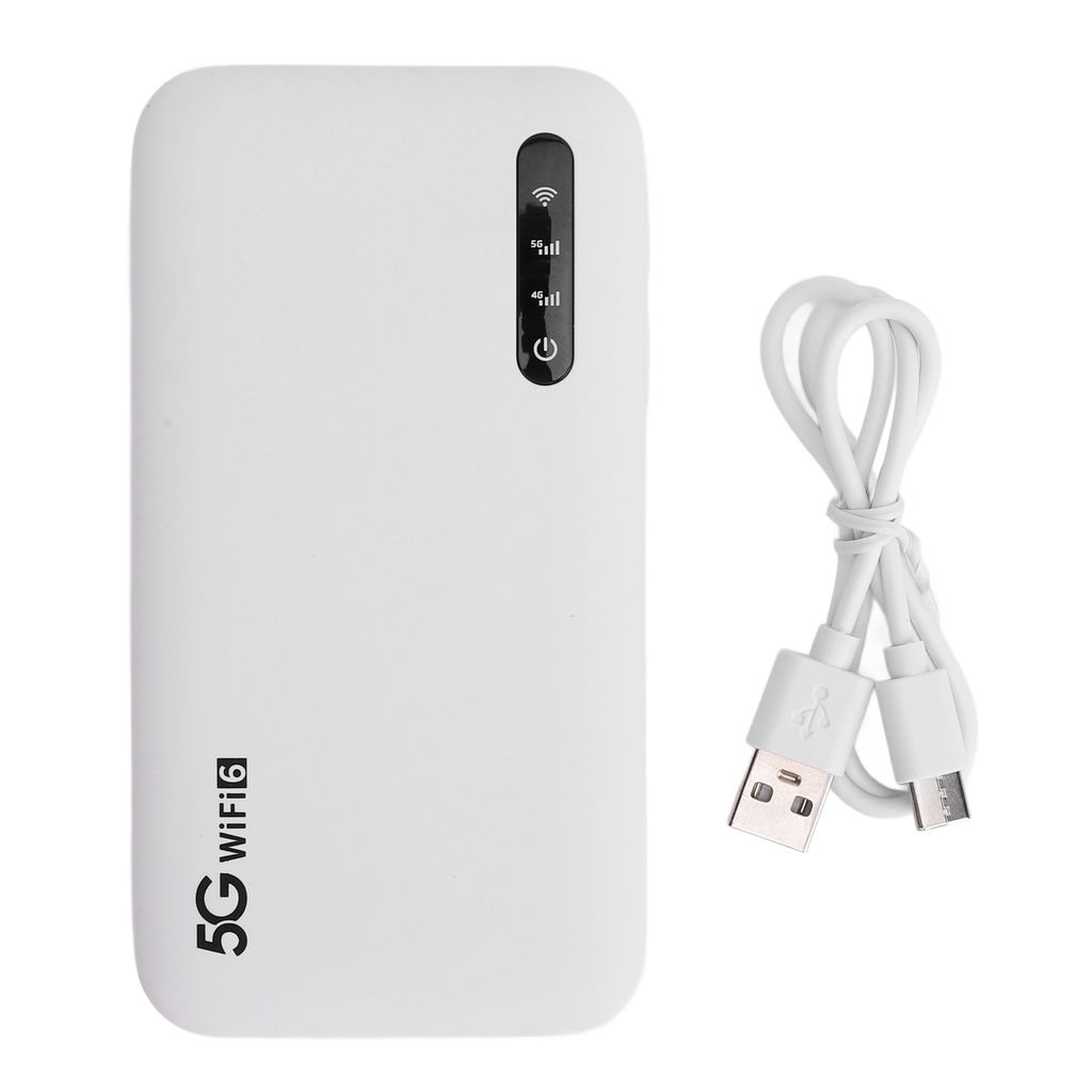 5G WiFi 6 Mobilny hotspot, 6100 mAh, przenośny router do 16 Zdjęcie produktu 