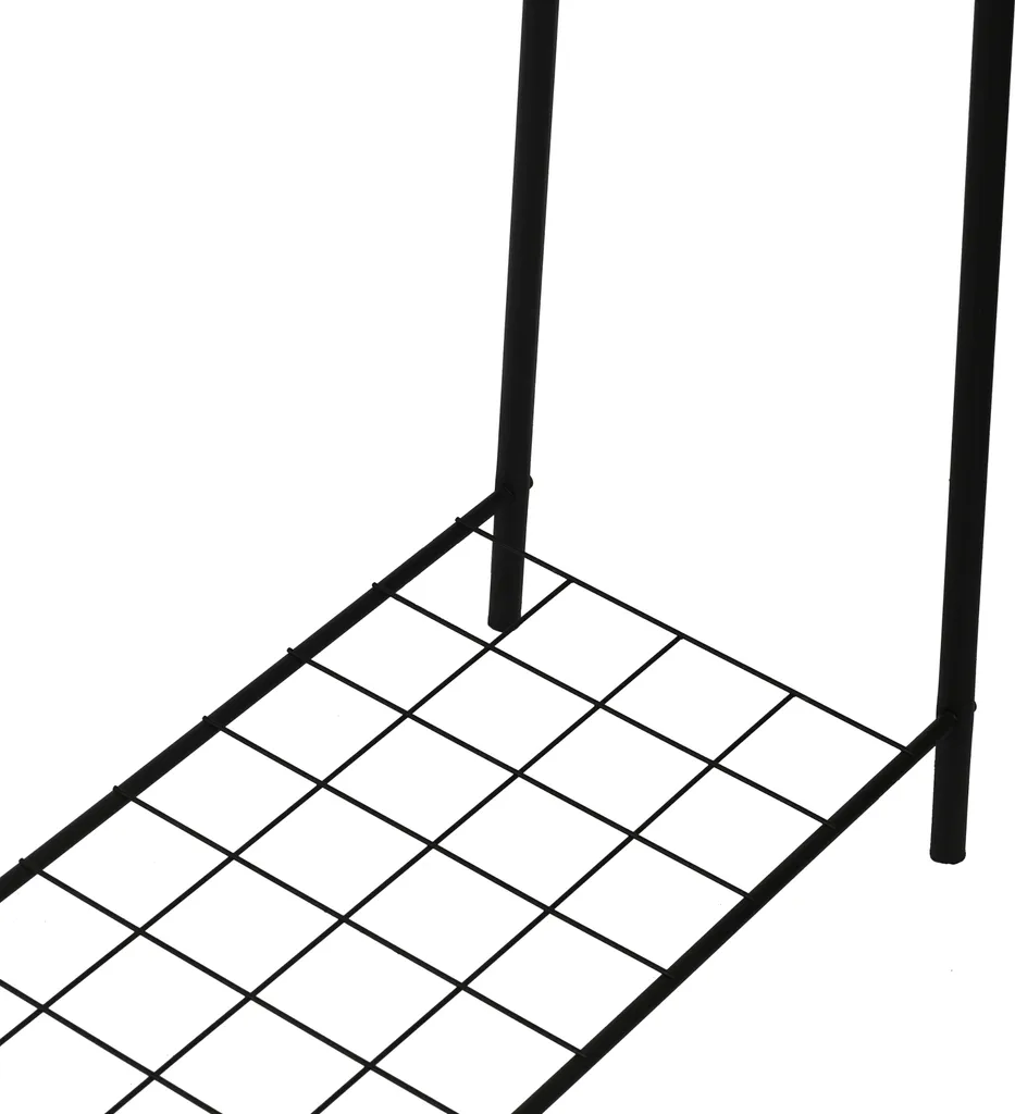 Portemanteau Hvorslev 144 x 89 x 32 cm en métal noir au style industriel - 6