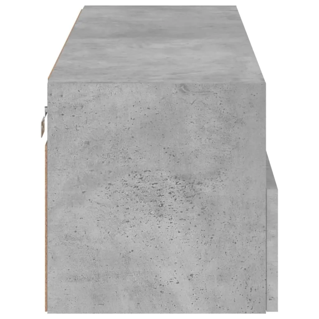 Maison Exclusive - Mobile TV grigio cemento 100x30x30 cm Materiale ligneo - 8