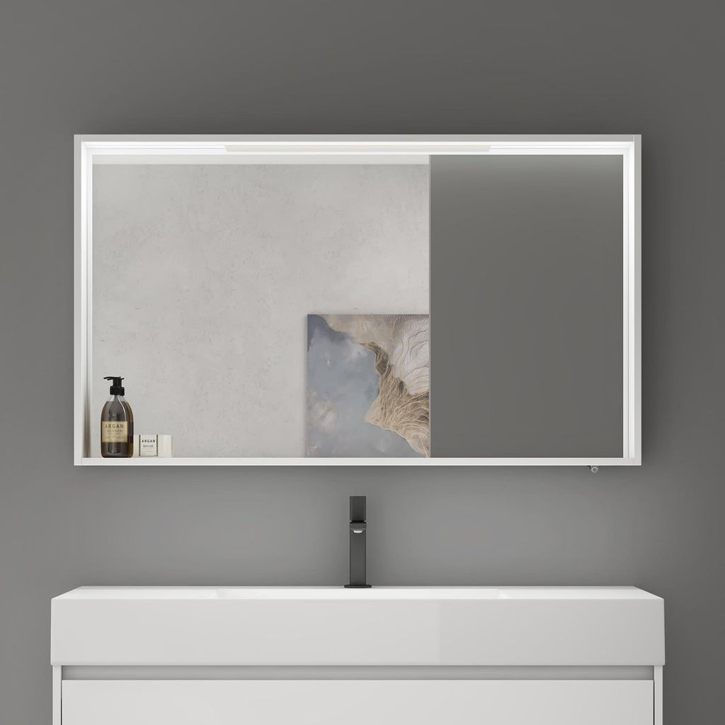 doporro Armoire Murale Salle de Bains avec Miroir LED Image du produit 