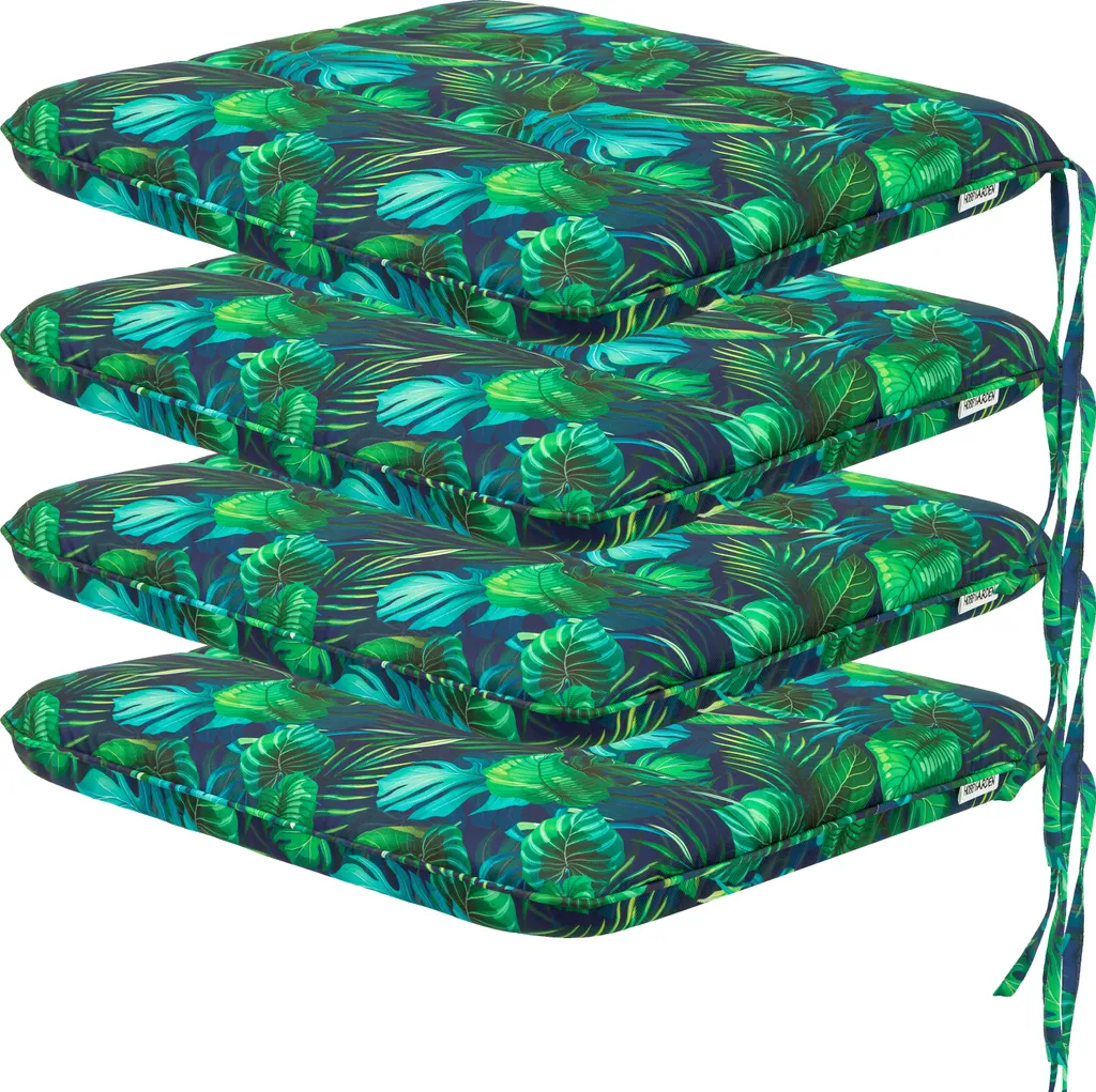 Set 4 Cuscini Seduta Ada 50x43 cm | PillowPrim per Giardino e Interni