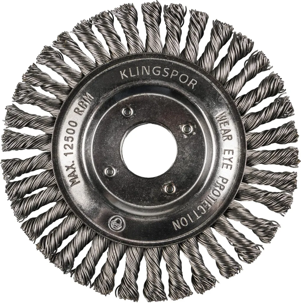 Spazzola Pipeline Klingspor BRP600Z 115mm Filo Ritorto - Offerta Professional