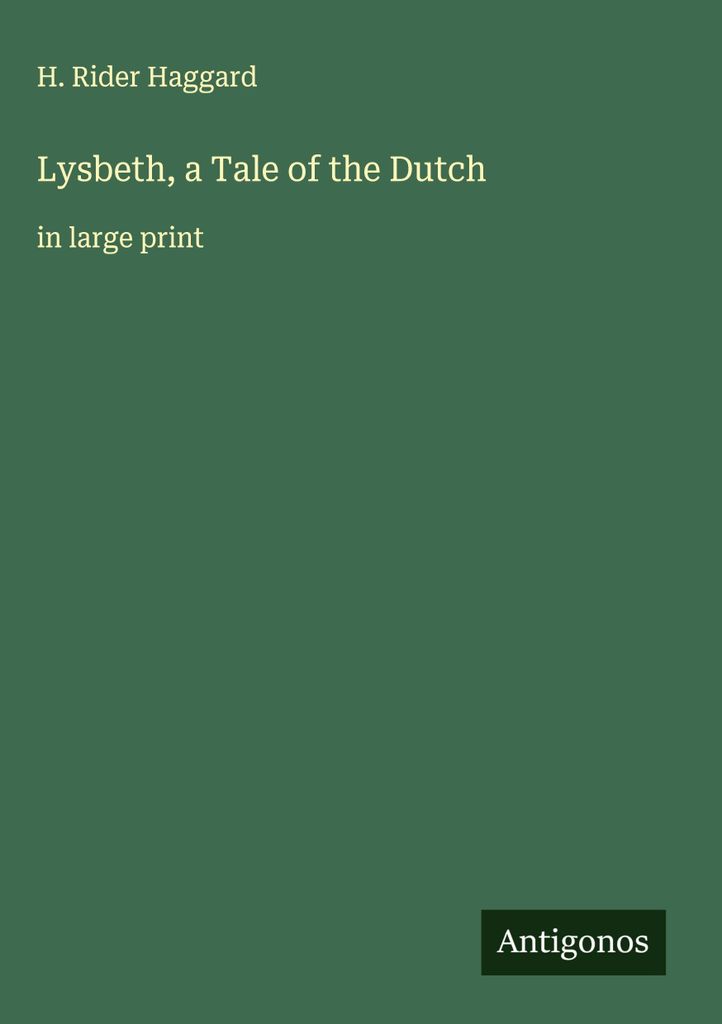 Lysbeth, ein Märchen aus den Niederlanden